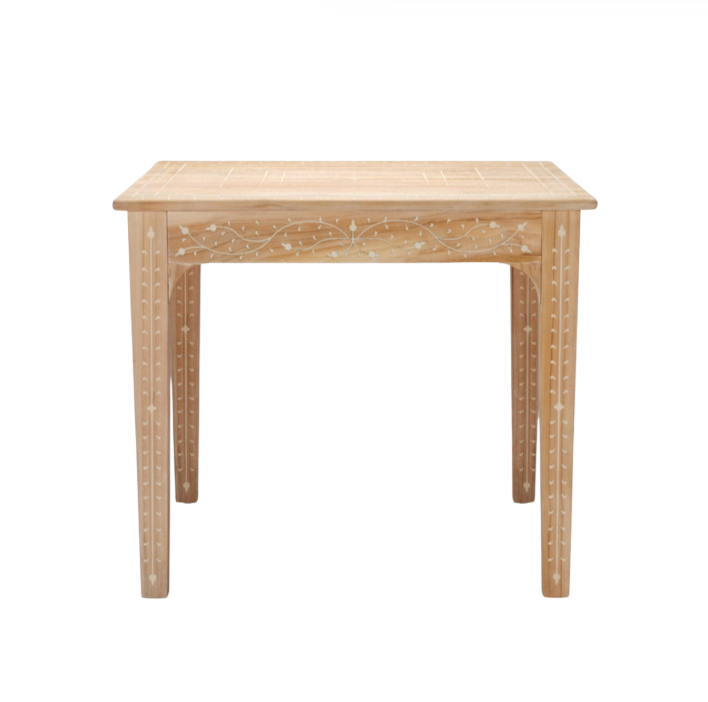 Tamsin Teak Inlay Game Table