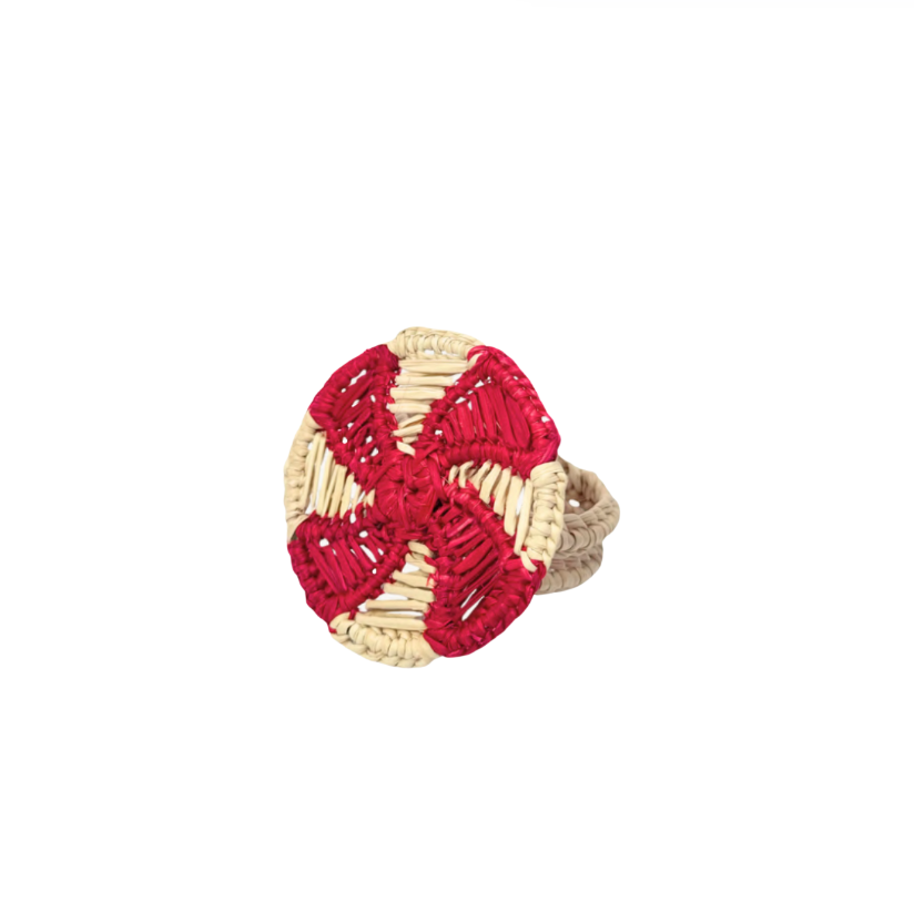 Peppermint Napkin Ring - Set of 4