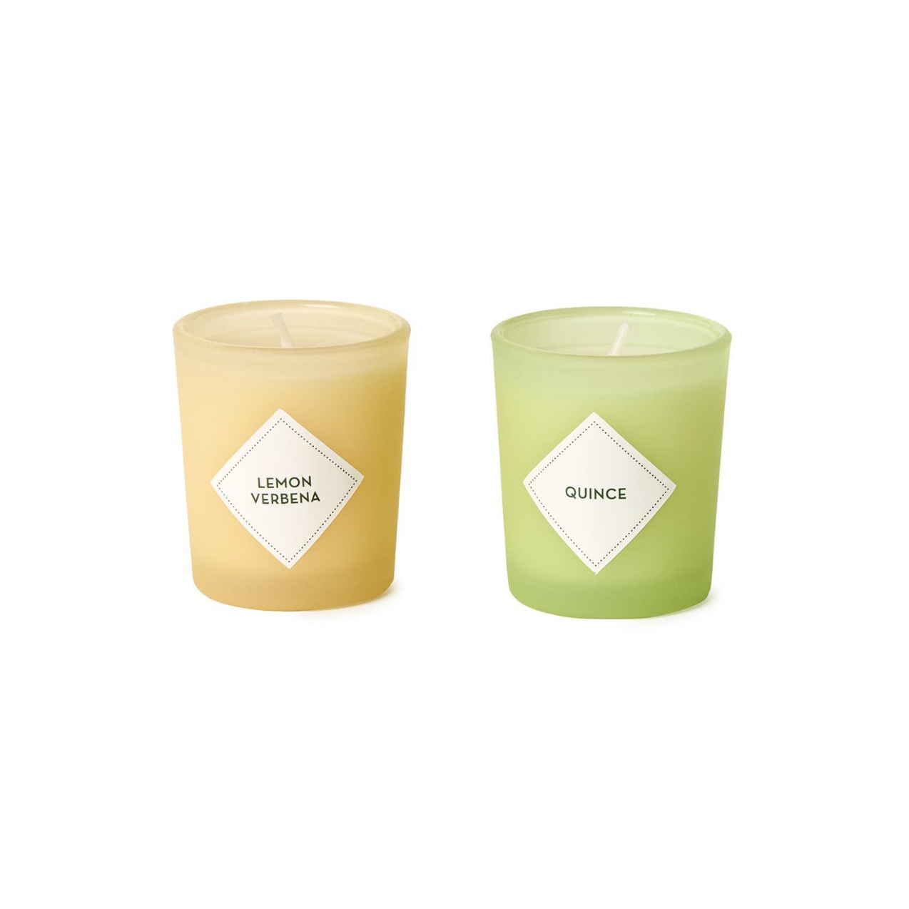 Lemon Verbena and Quince Set of 5 Scented Candles