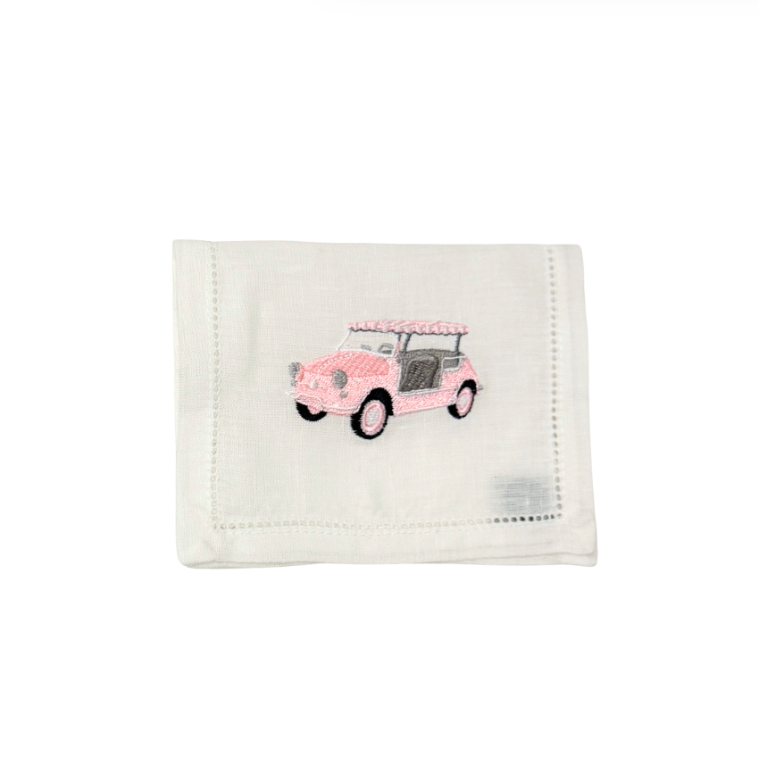 Pink Jolly Cocktail Napkins, Set of 4