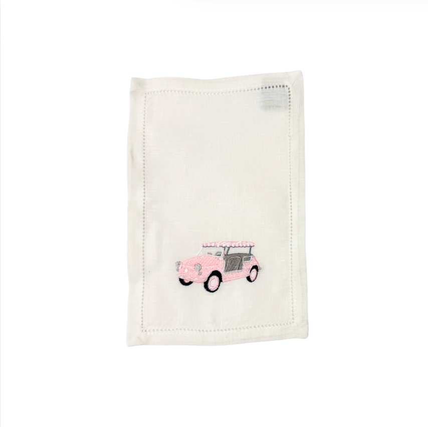 Pink Jolly Cocktail Napkins, Set of 4