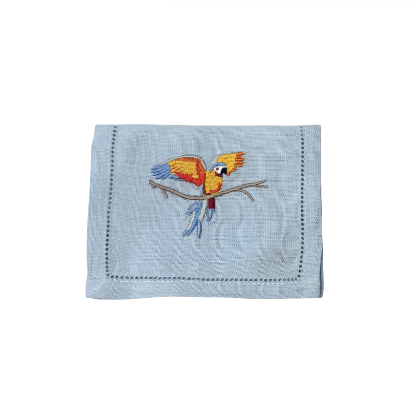 Parrot Cocktail Napkins, Set of 4