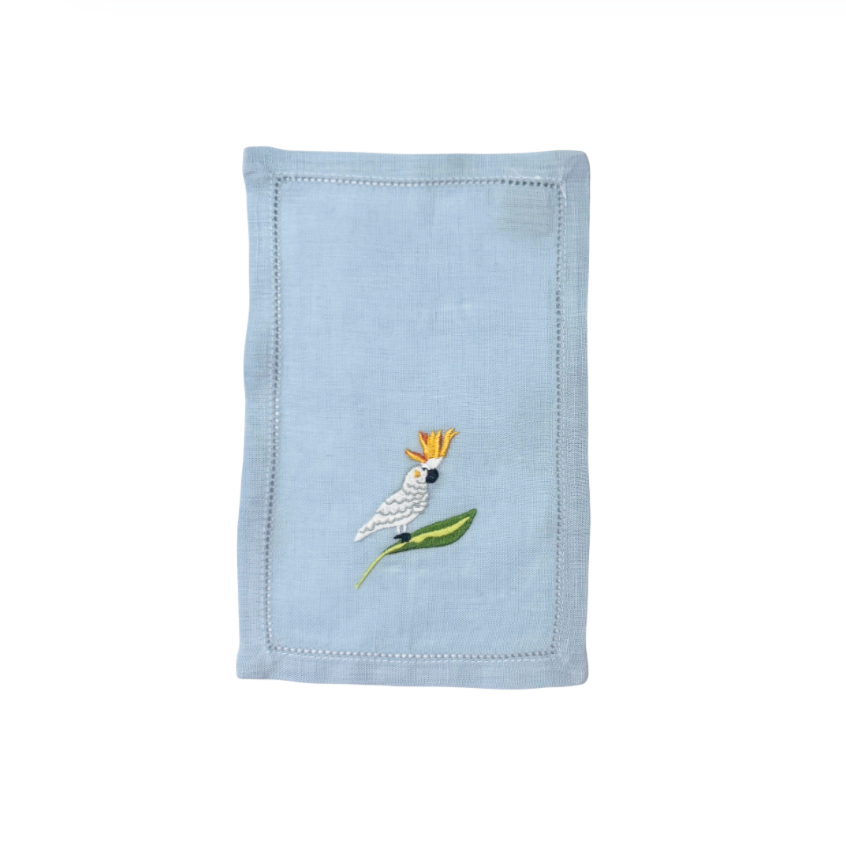 Cockatoo Cocktail Napkins, Set of 4