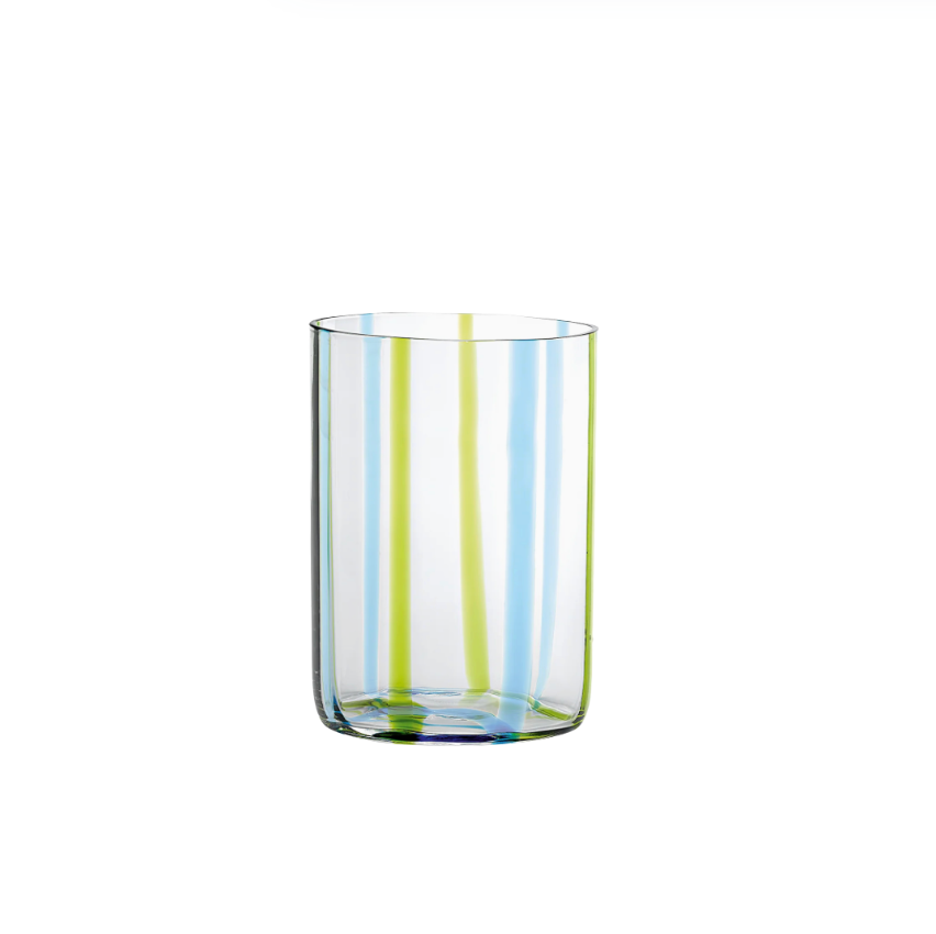 Aqua & Green Tirache Tumbler, Set of 2