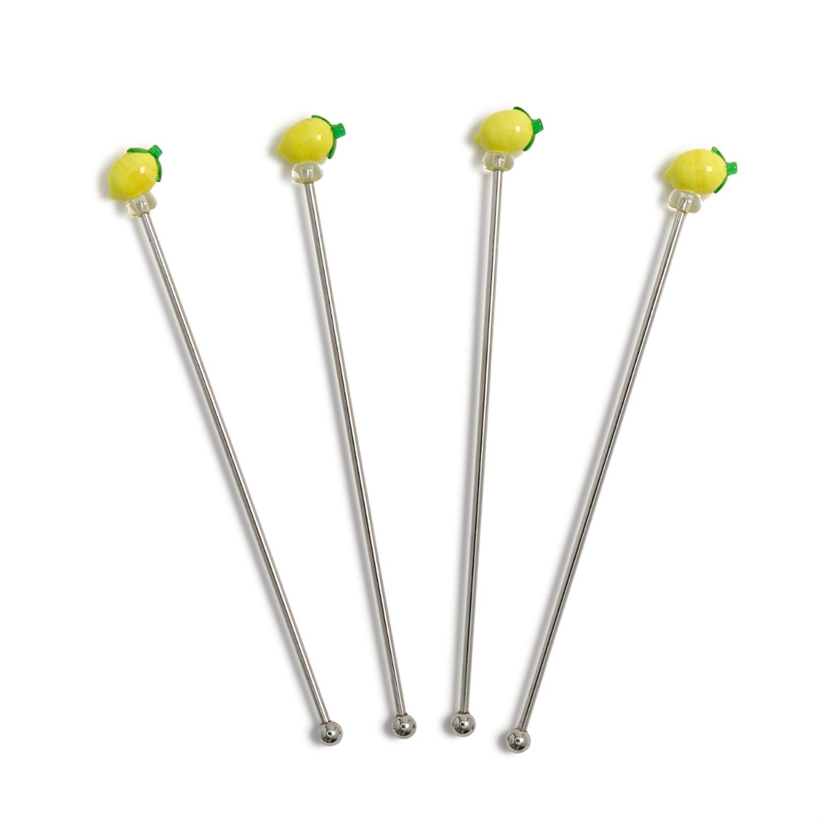 Lemon Drink Stirrers, Set of 4