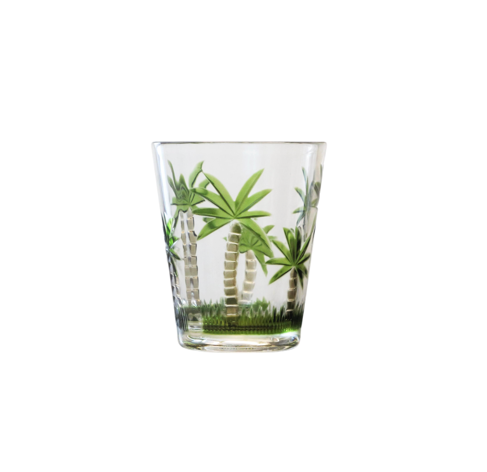 Tropical Palm Acrylic Tumbler, Set of 2