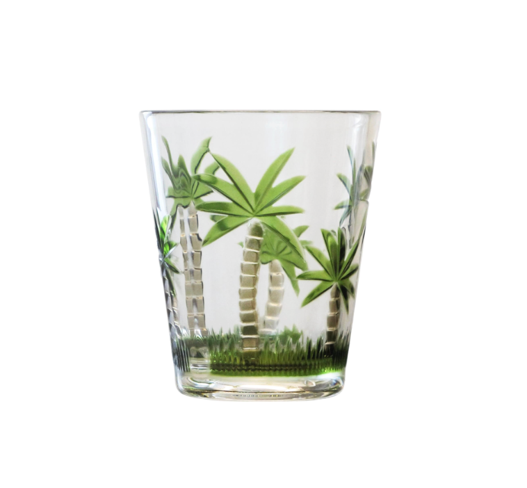 Tropical Palm Acrylic Tumbler, Set of 2