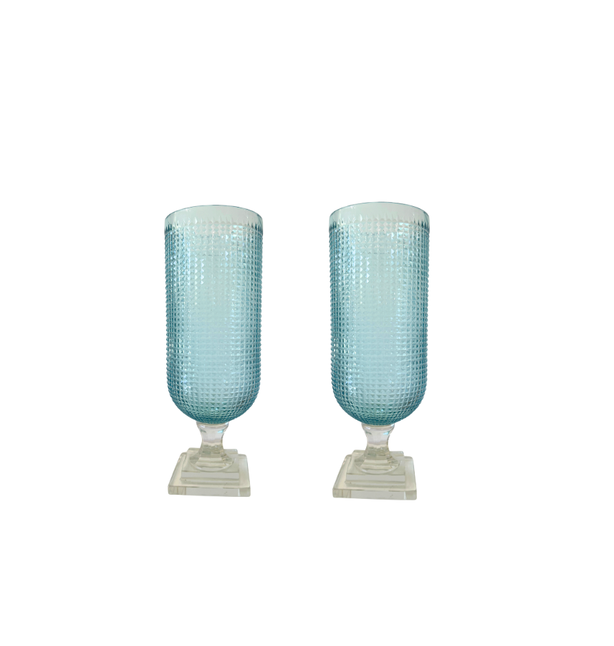 A Pair, The Capri Handblown Hurricanes