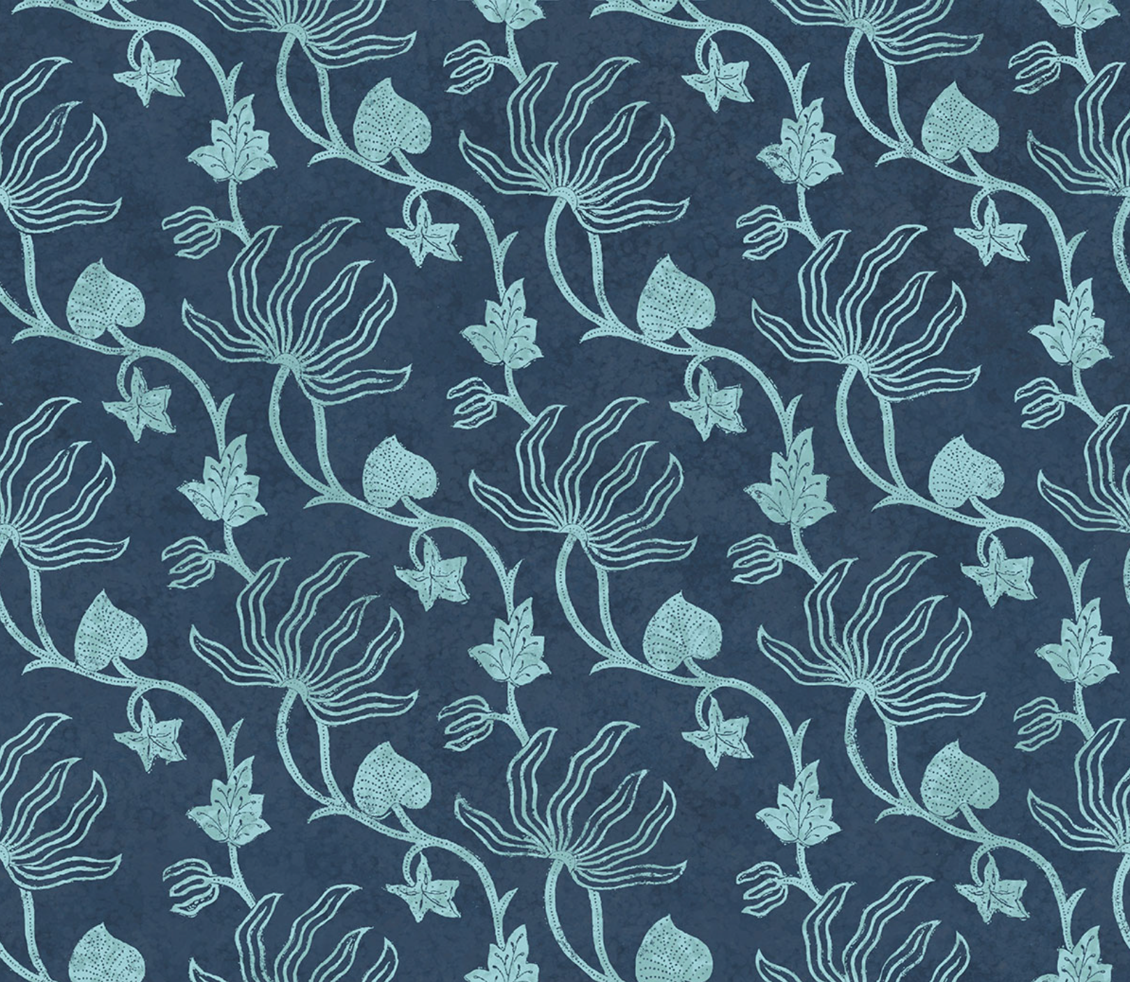 Orchid Vine Fabric in Atlantic
