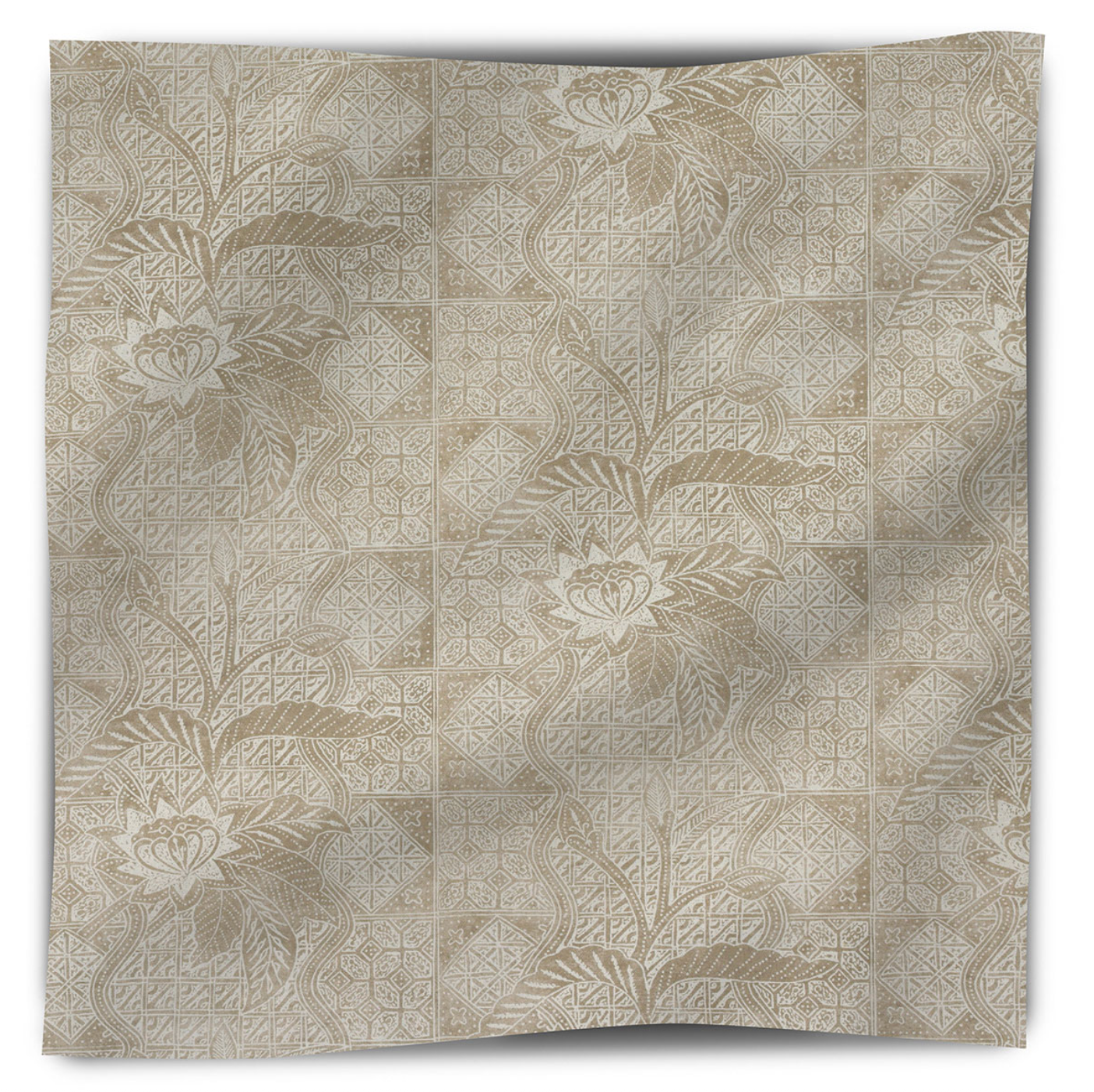 Calypso Batik Fabric in Sand
