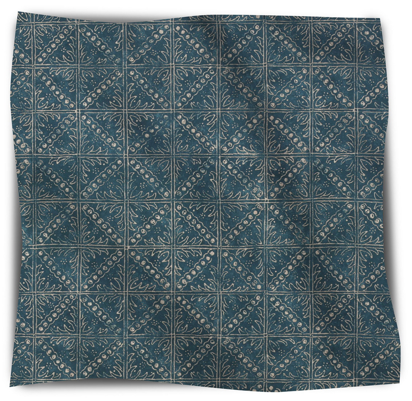 Garden Path Fabric in Indigo