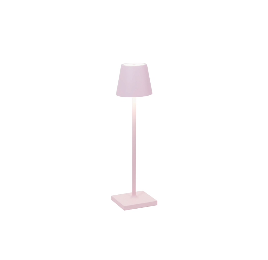 Pink Poldina Pro Micro Rechargeable Table Lamp