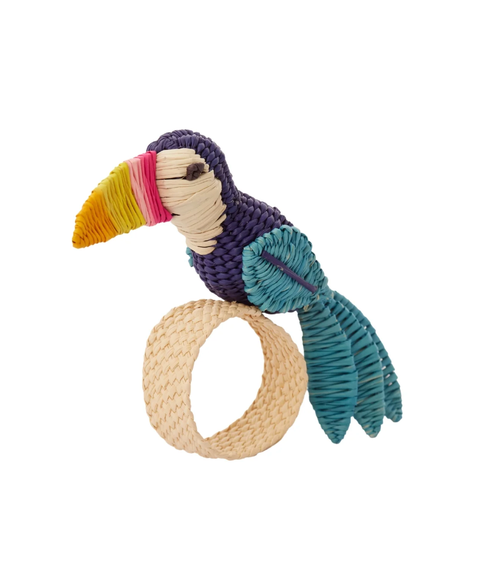 Toucan Napkin Ring, Set of 4