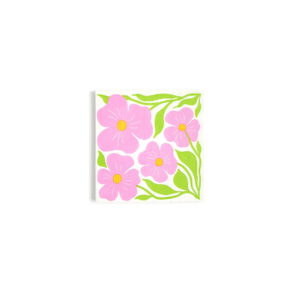 Petal Pop 3-Ply Paper Cocktail Napkin