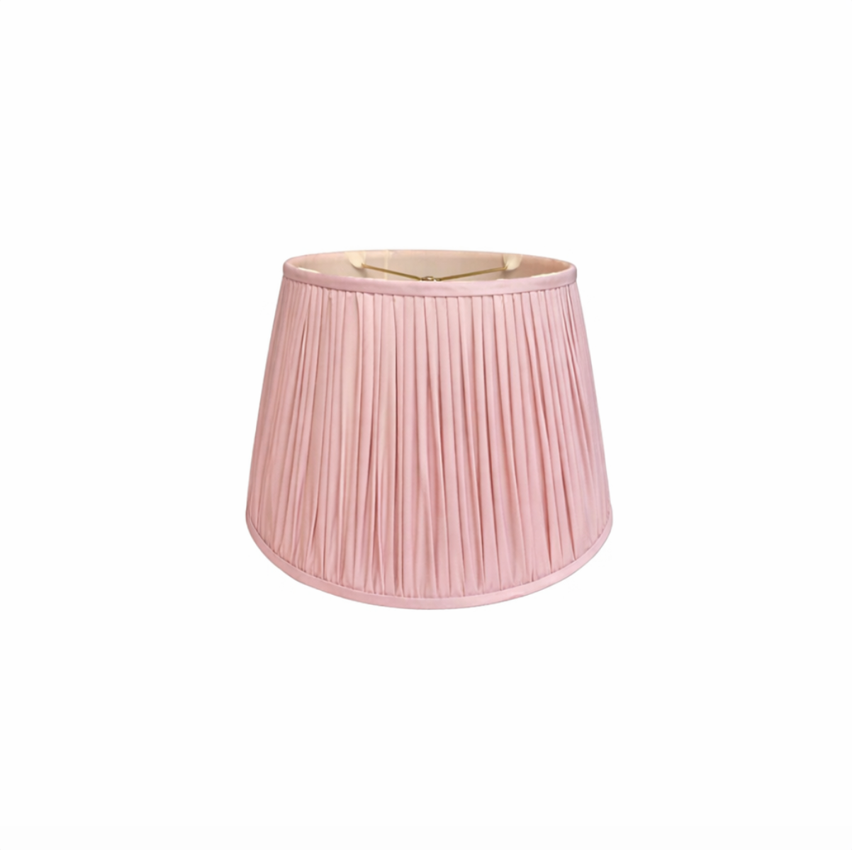 Blush Linen Pleated Lampshade