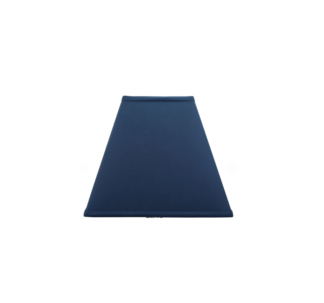 Square Navy Blue Fabric Lampshade