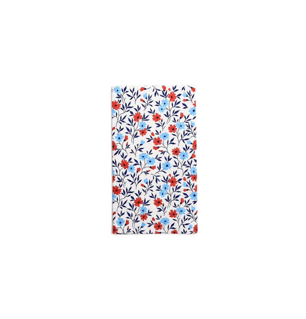Red, White and Bloom 3-Ply Paper Dinner Napkin / Guest Towel - Paper