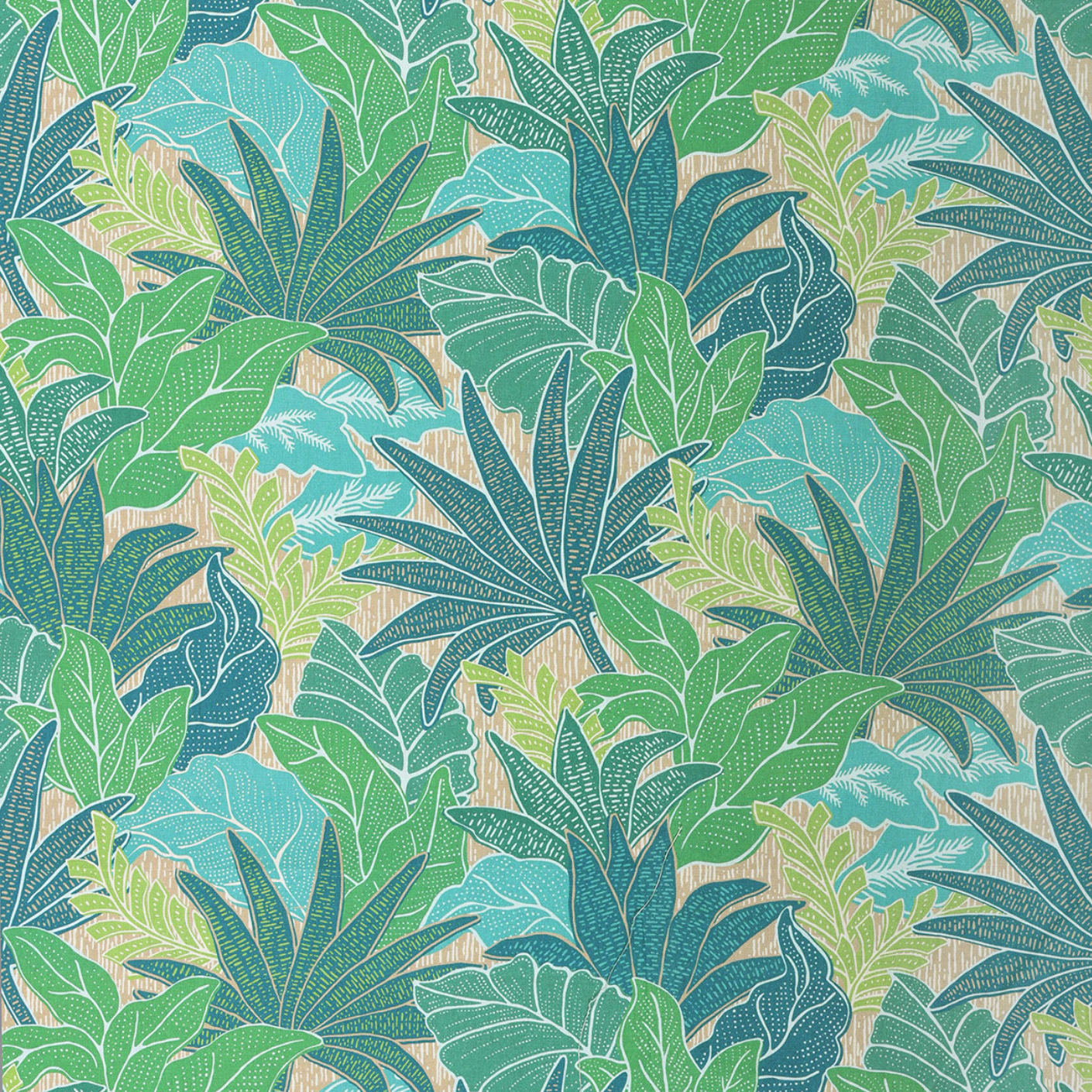 Tobago Leaf – Caribbean 2 Wall Covering