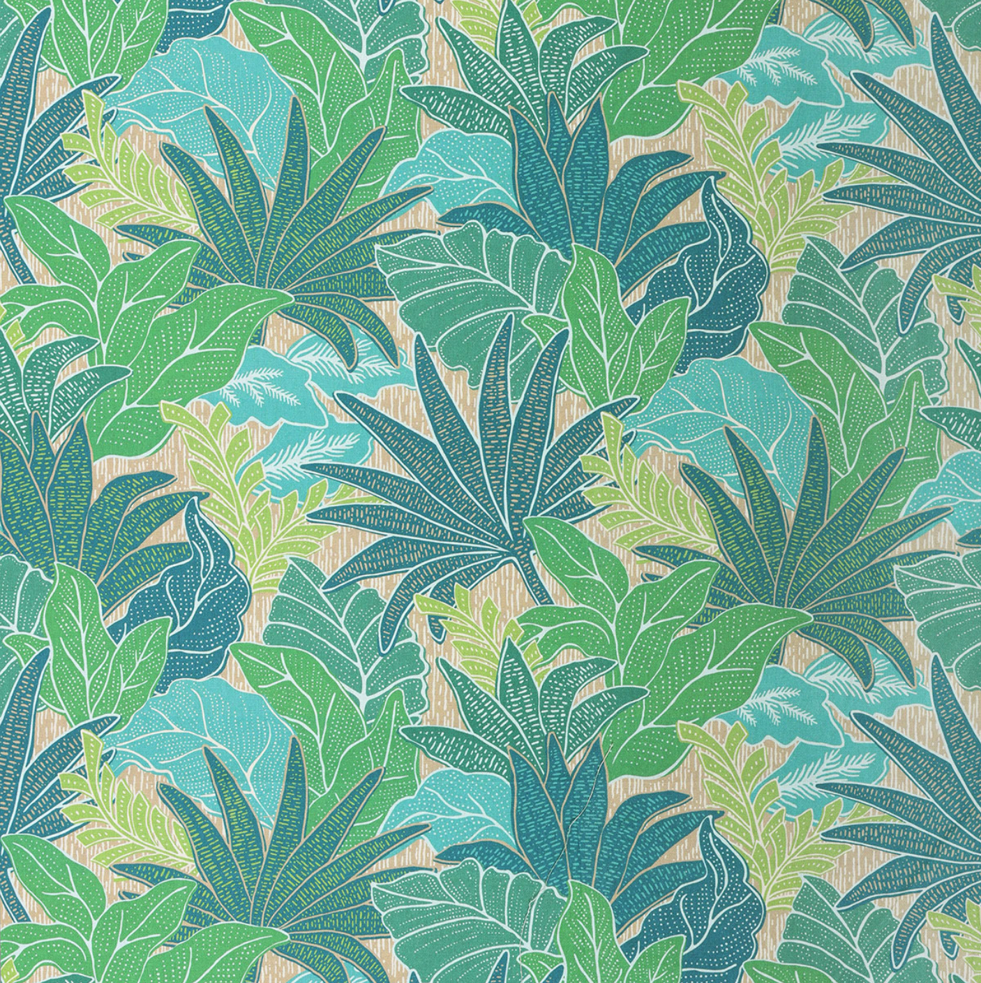 Tobago Leaf – Caribbean 2 Wall Covering