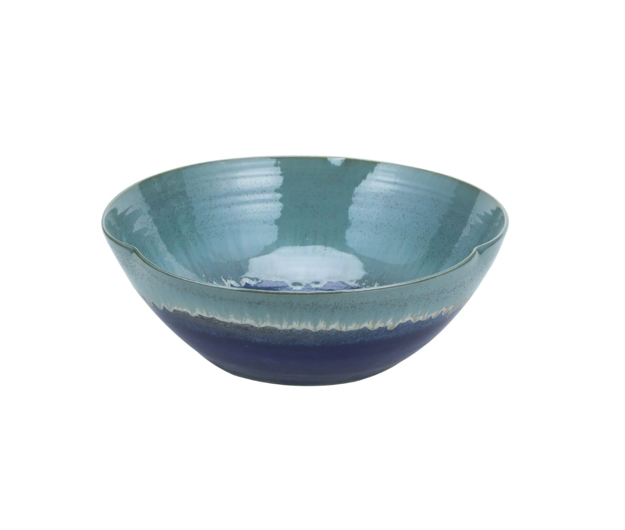 Azure Tide Ceramic Bowl