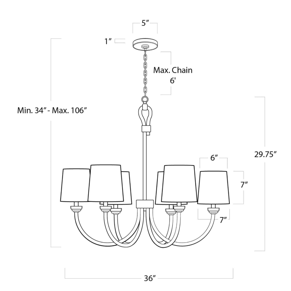 Bimini Chandelier Small