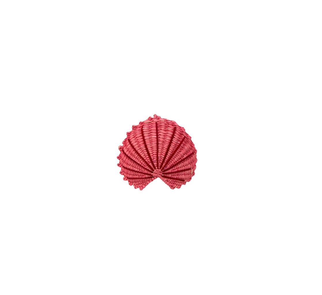 Pink Shell Napkin Ring, Set of 4