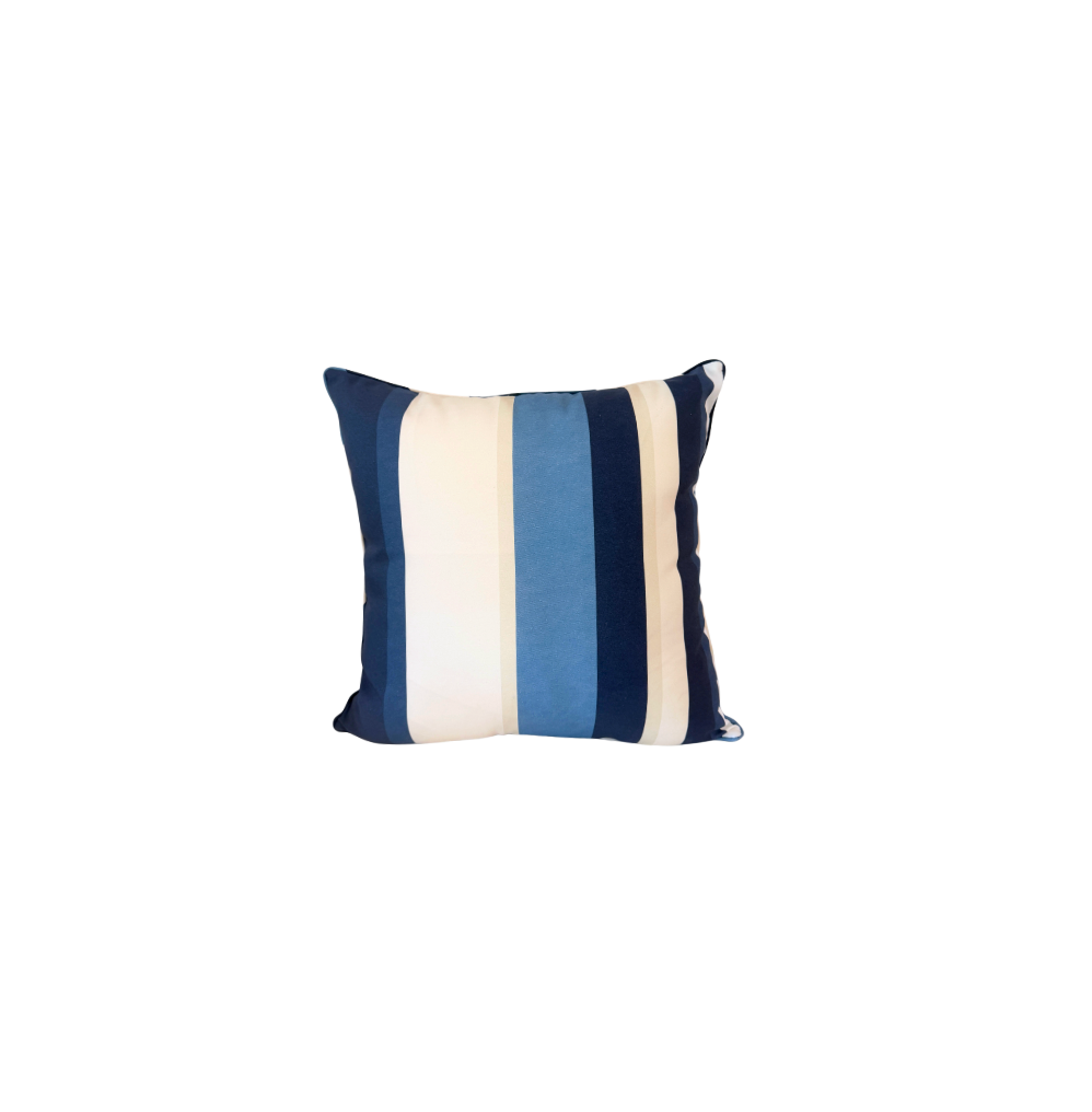 DR Home "The Billy Stripe" in Indigo Performance Pillow