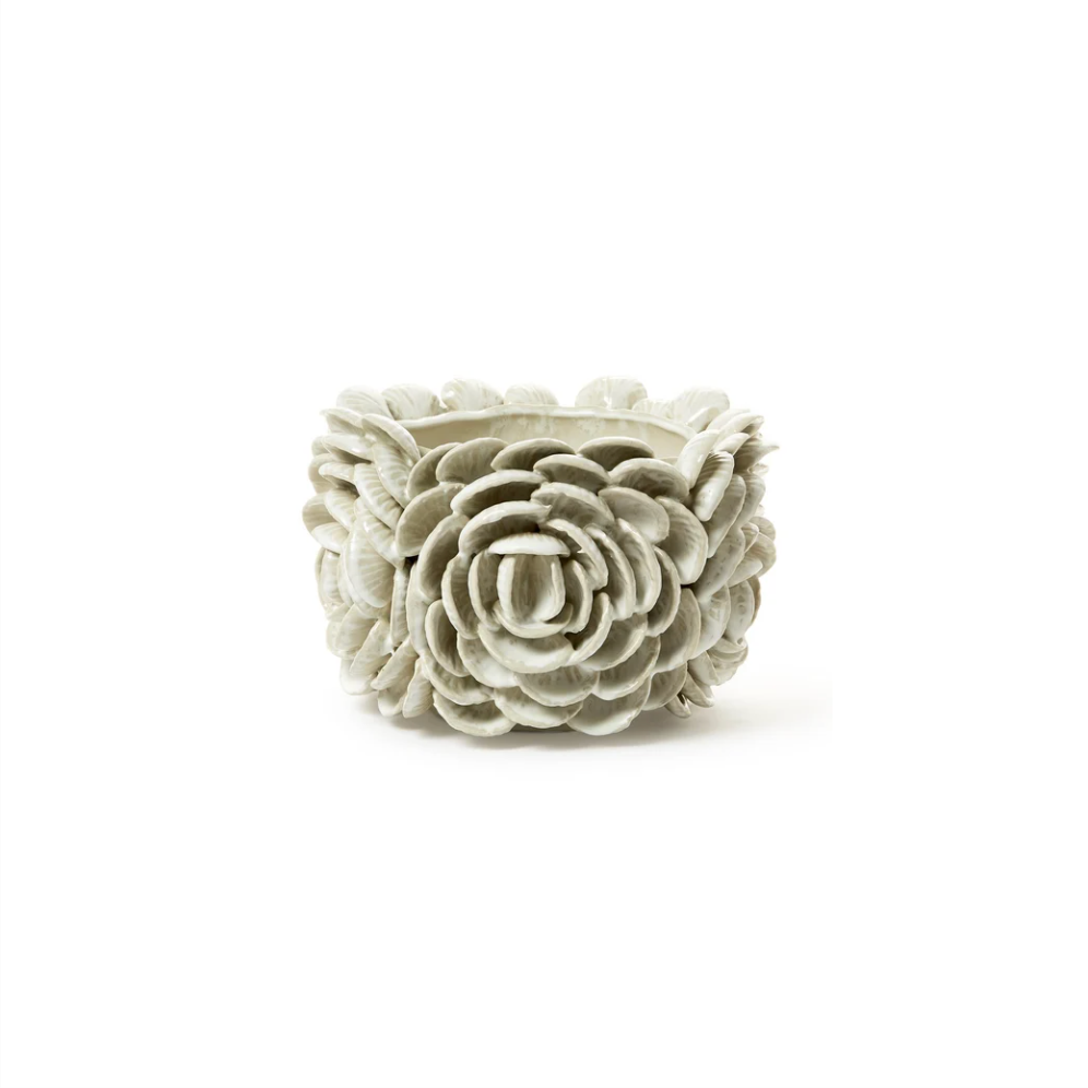 Ceramic Clam Shell Planter