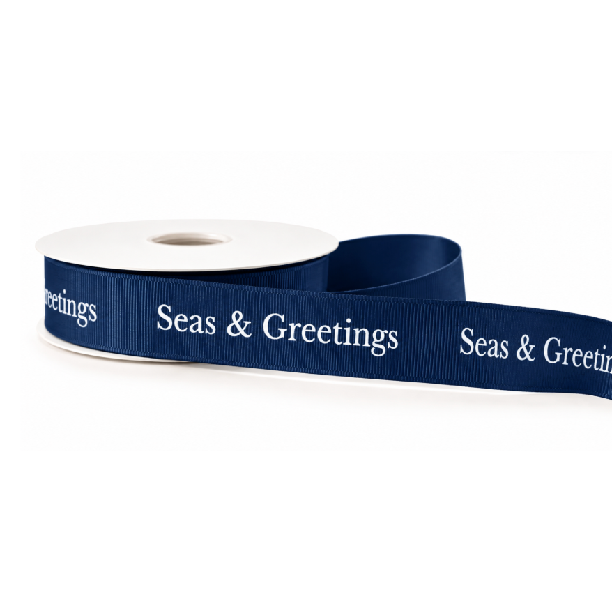 Seas & Greetings Grosgrain Ribbon, 100 Yard Roll