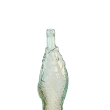 Vintage Glass Fish Wine Bottle