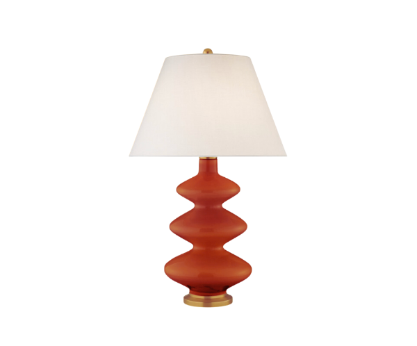 Triple Oval Red Lamp