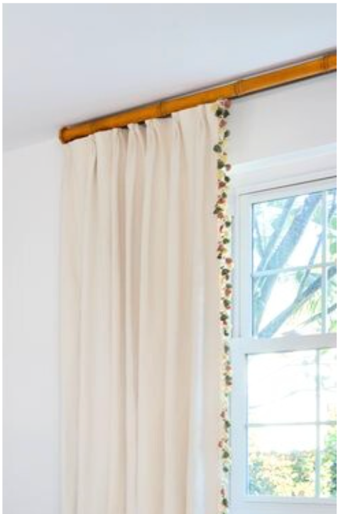 Menagerie Bamboo Curtain Rod Sets