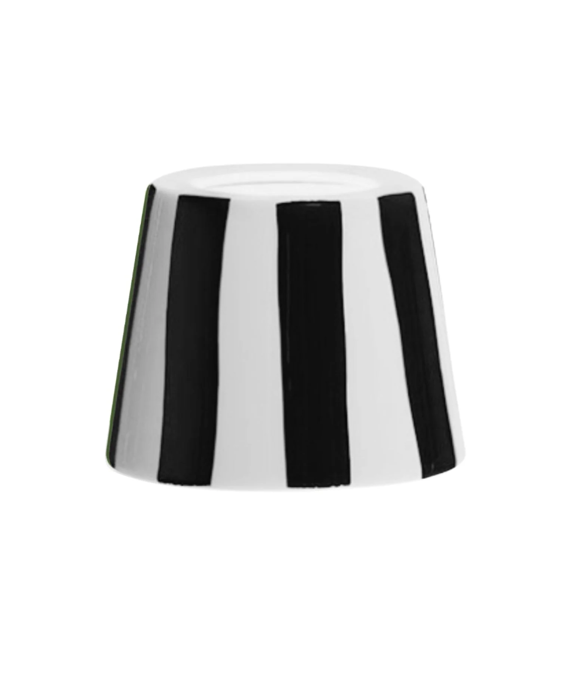 Ceramic Striped Light Shades for Rechargeable Lights