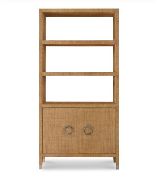 Raffia Bookcase