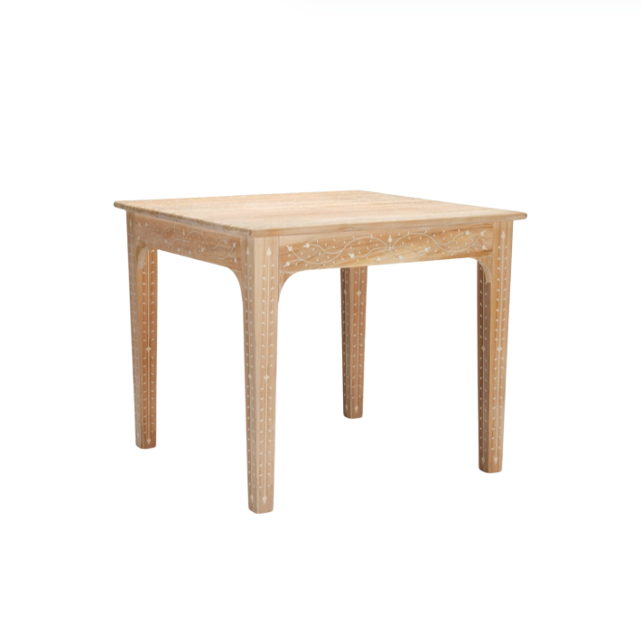 Tamsin Teak Inlay Game Table