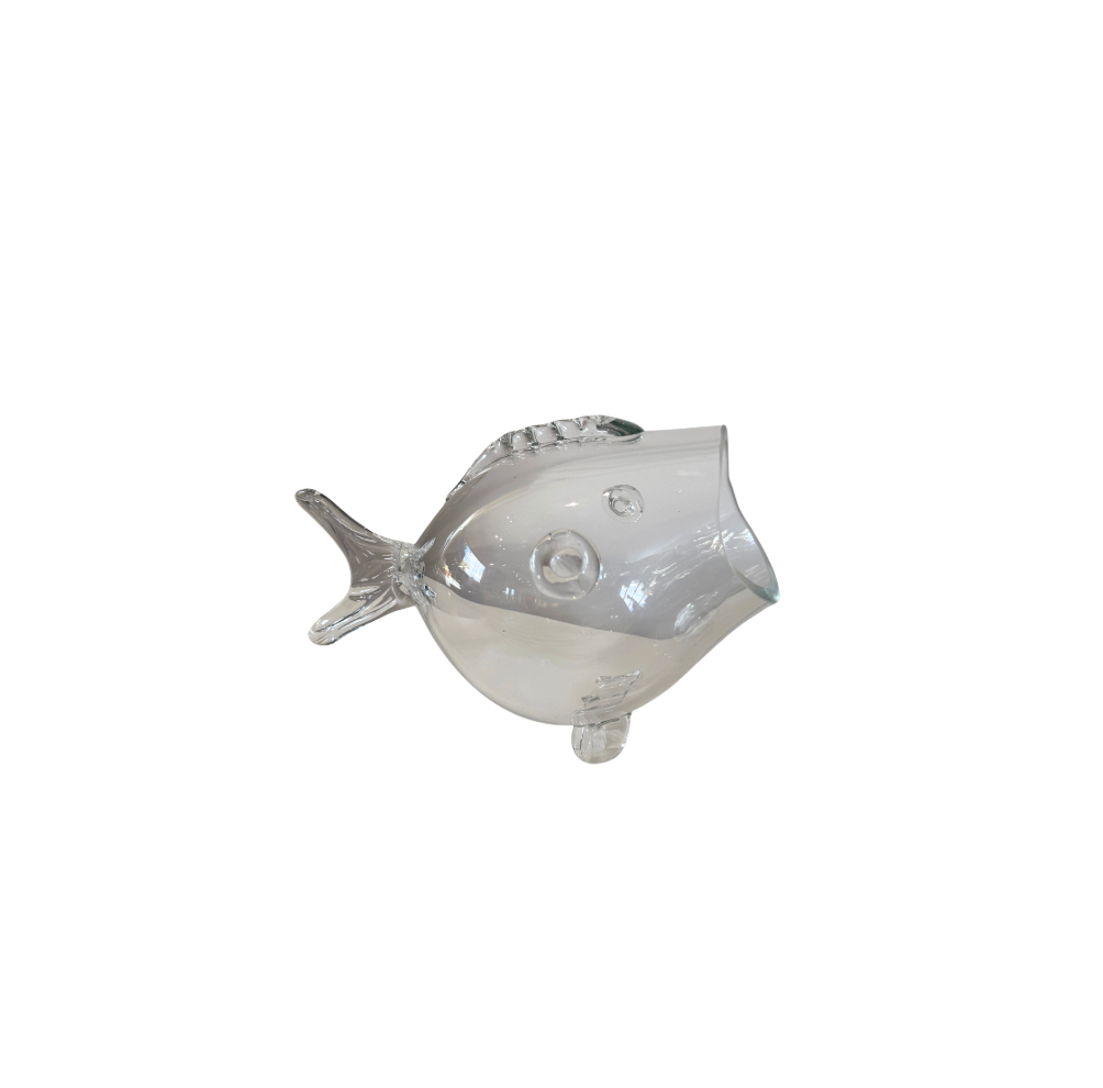 Vintage Blenko Style Hand Blown Glass Fish