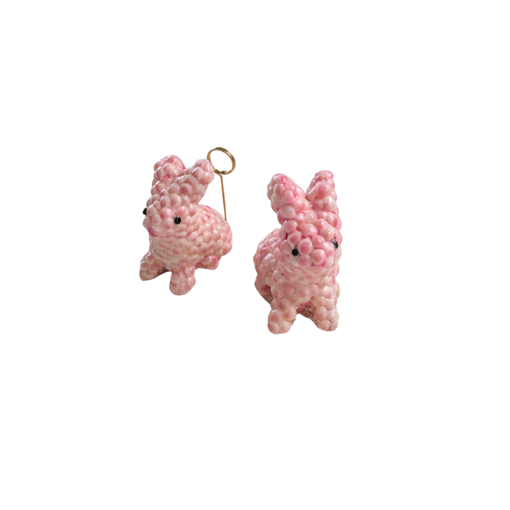 Shell Bunny Place Card Holders, Set of 2