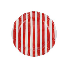 Amalfitana Red Striped Round Platter