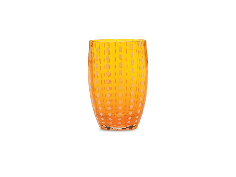 Perle Orange Tumbler, Set of 2