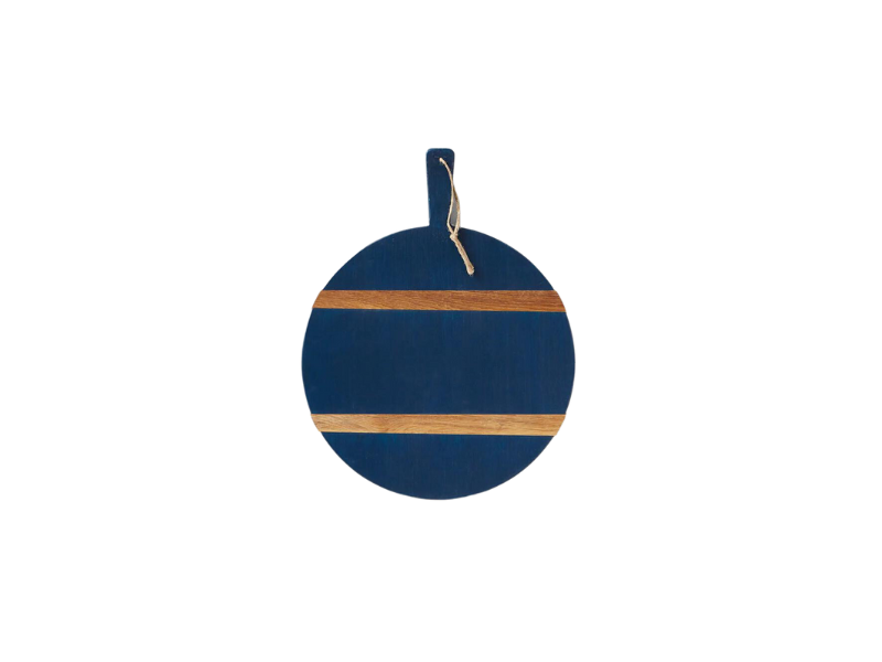 Navy Round Mod Charcuterie Board