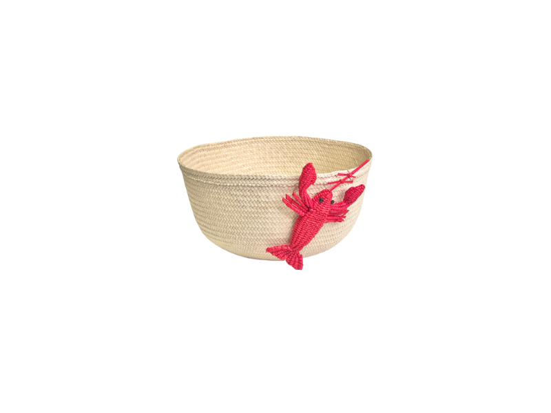 Iraca Raffia Lobster Basket