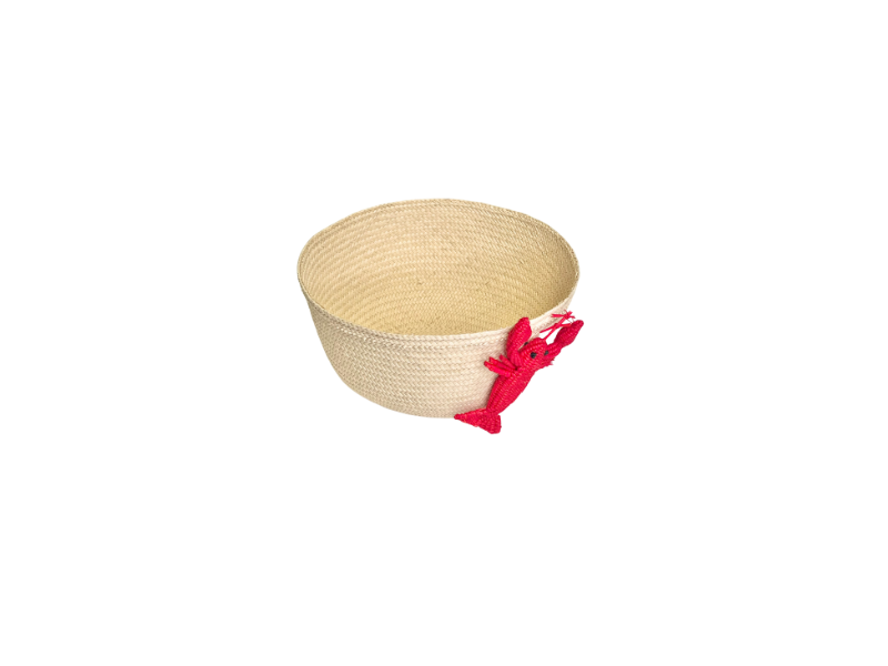 Iraca Raffia Lobster Basket