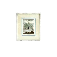 Vintage Bird Collection with Bamboo Frames