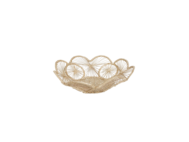 Petals Iraca Bread Basket