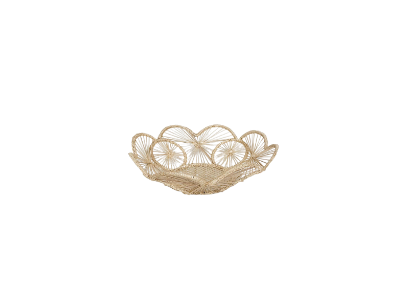 Petals Iraca Bread Basket