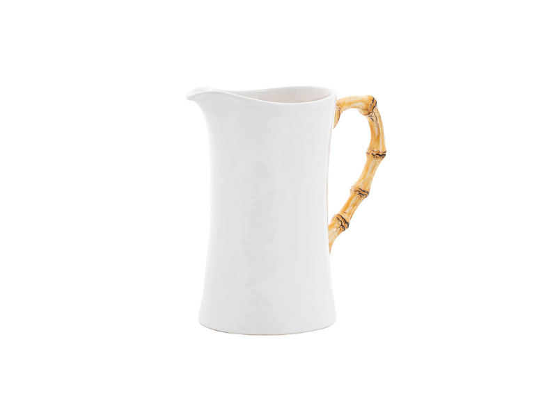 Bamboo Ceramic Large Pitcher