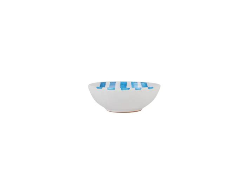 Amalfitana Aqua Striped Cereal Bowl