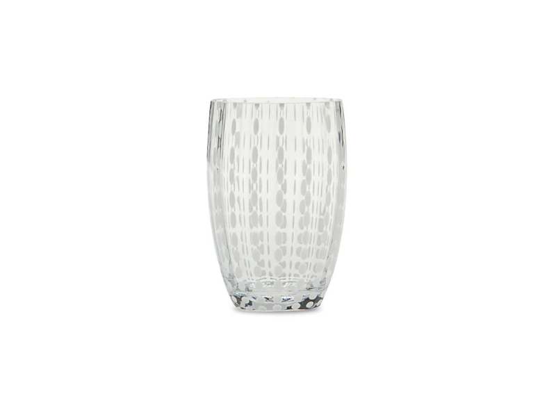 Perle White Tumbler, Set of 2