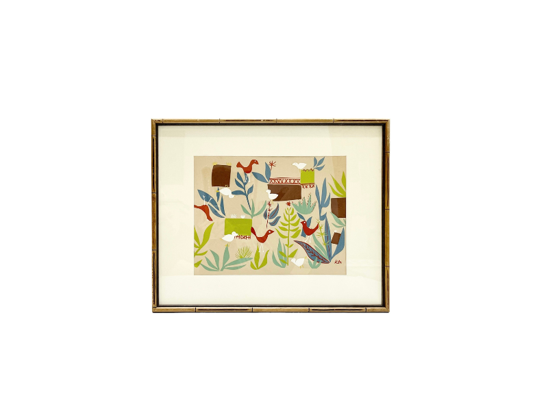 "Bird Garden" Lithograph by Paul Klee