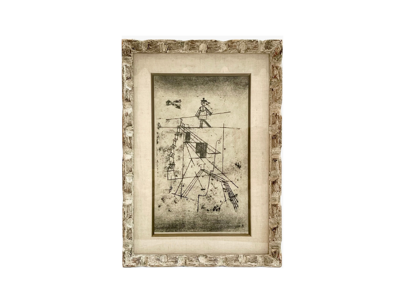 Paul Klee Lithograph Tightrope Walker Print